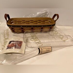 NWT LONGABERGER PROUDLY AMERICAN CRACKER BASKET.